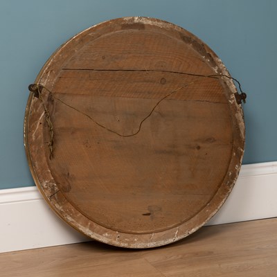 Lot 531 - A regency circular gilt framed convex wall mirror