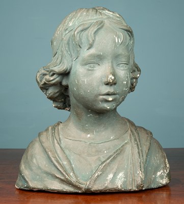 Lot 364 - After Andrea della Robbia, bust of a boy