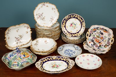 Lot 401 - A Noritake porcelain part dinner and tea service; together with a Limoges porcelain etc.