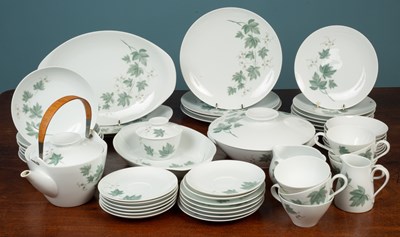 Lot 401 - A Noritake porcelain part dinner and tea service; together with a Limoges porcelain etc.