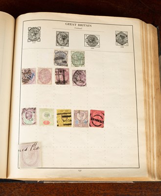 Lot 22 - A stamp album containing 19th century and later British and world stamps