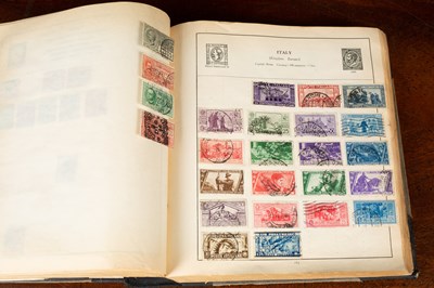 Lot 22 - A stamp album containing 19th century and later British and world stamps