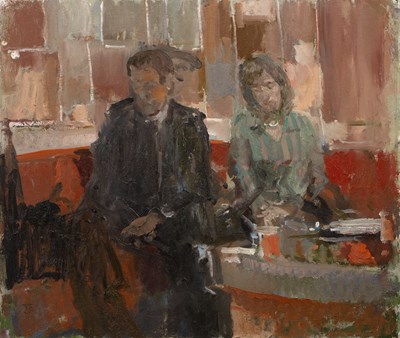 Lot 140 - Tom Coates (b.1941) 'Untitled figures in a...