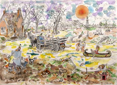 Lot 205 - Chris Orr (b.1943) 'Constable Country',...