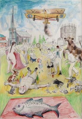 Lot 203 - Chris Orr (b.1943) 'Untitled Village Fete',...