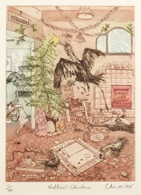 Lot 232 - Chris Orr (b.1943) 'Vultures Christimas',...