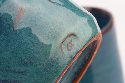 Lot 640 - Annette Fuchs (1939-1992) Coffee set turquoise...