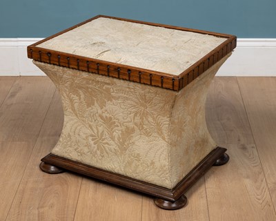 Lot 563 - A small Victorian ottoman stool