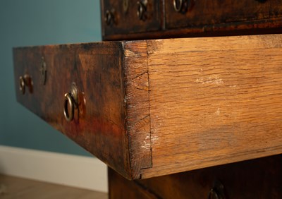 Lot 508 - A George I walnut chest of drawers