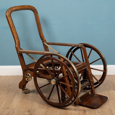 Lot 493 - A late Regency wheelchair