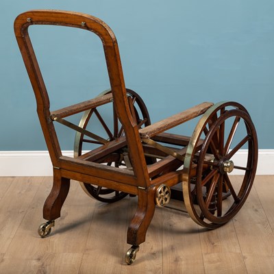 Lot 493 - A late Regency wheelchair