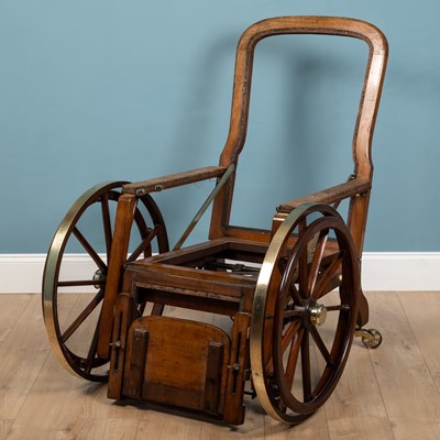 Lot 493 - A late Regency wheelchair