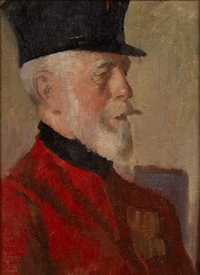 Lot 161 - Lilian Buchanan (1914-2004) 'Chelsea Pensioner'...