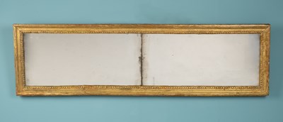 Lot 196 - A 19th Century French gilt framed ovemantle mirror