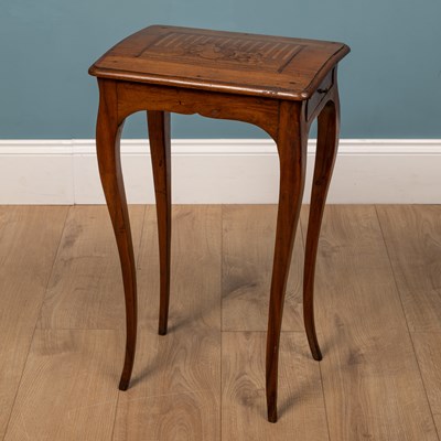 Lot 242 - A 19th century French chestnut occasional table