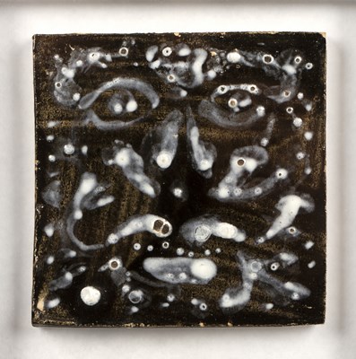 Lot 681 - John Piper (1903-1992) Green Man tile, circa...