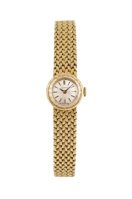 Lot 165 - A lady's bracelet watch by Longines, the...