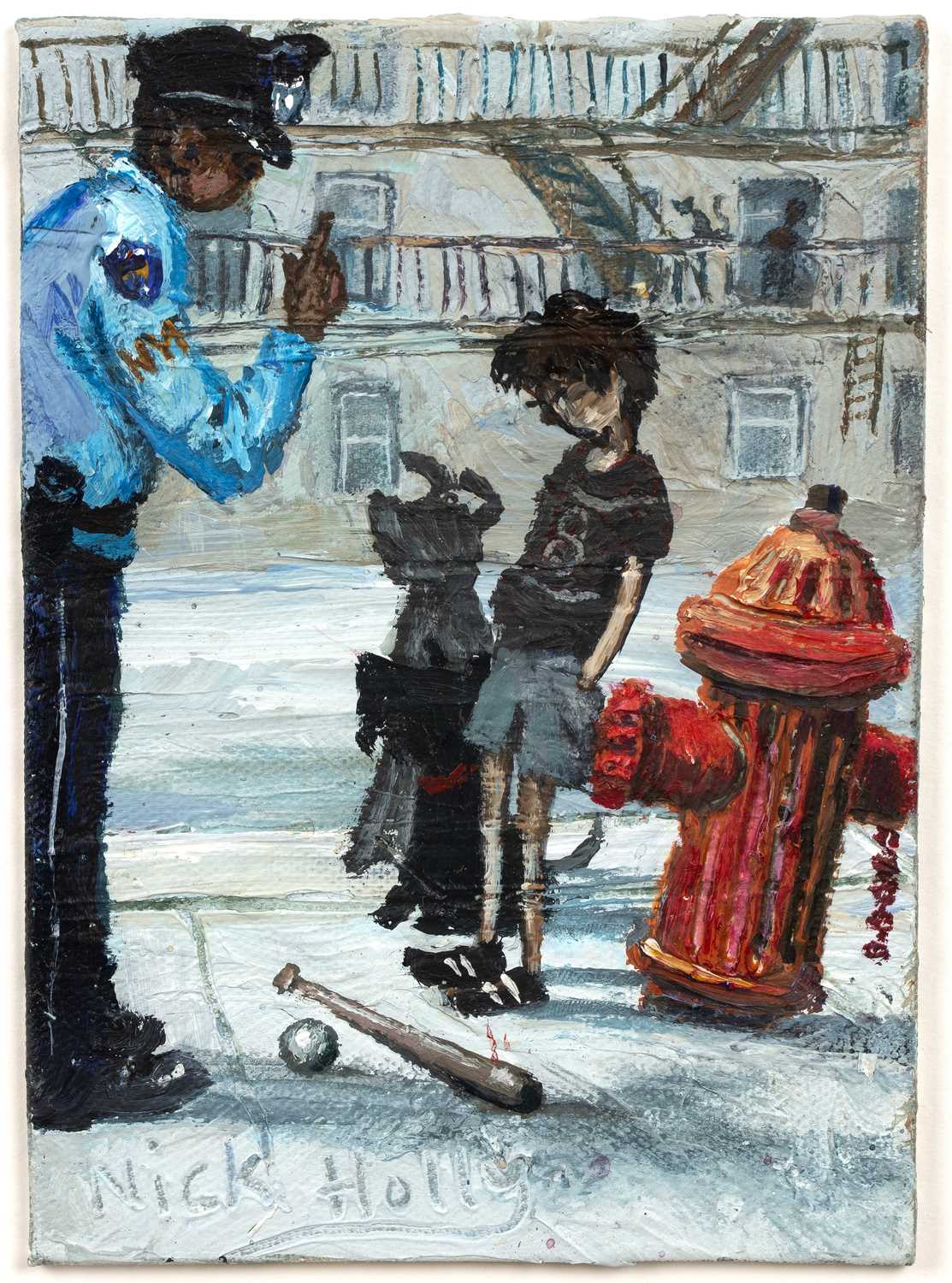 Lot 443 - Nick Holly (b.1968) It's a Fair Cop signed...
