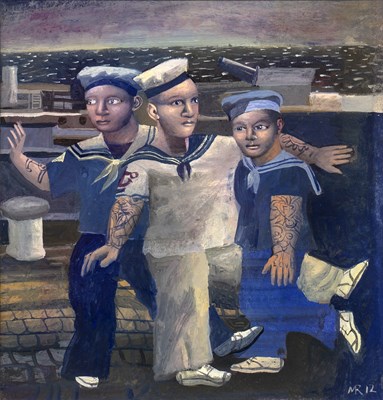 Lot 445 - Mick Rooney (b.1944) On The Town, 2012 signed...