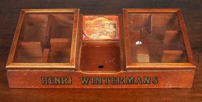 Lot 482 - A Henri Wintermans countertop cigar display cabinet