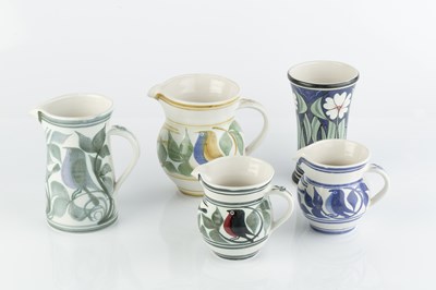Lot 634 - Laurence McGowan (b.1942) Four jugs and a vase...