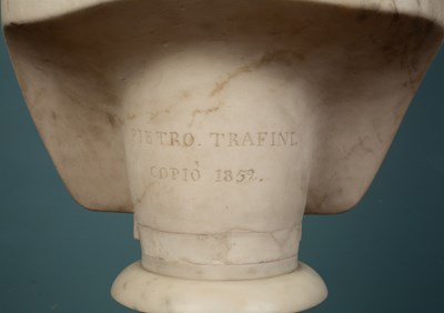 Lot 489 - 19th century Grand Tour bust of Caesar Augustus