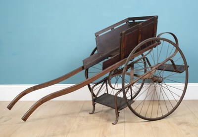 Lot 1096 - A small 19th century or Edwardian child's goat cart