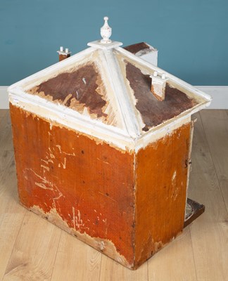 Lot 305 - An antique dolls house