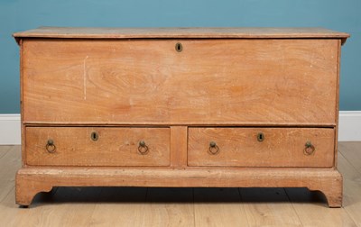 Lot 325 - An early 19th century elm mule chest