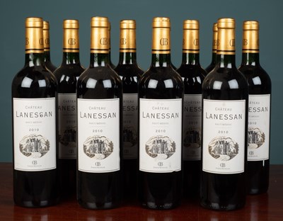 Lot 1012 - Twelve bottles of Chateau Lanessan