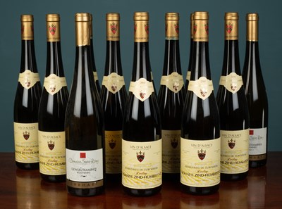 Lot 1010 - Ten bottles of Domaine Zind-Humbrecht Riesling and two bottles of Domaine Saint-Remy Gewurztraminer 2011