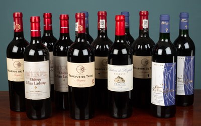 Lot 1014 - Twelve bottles of French red wine