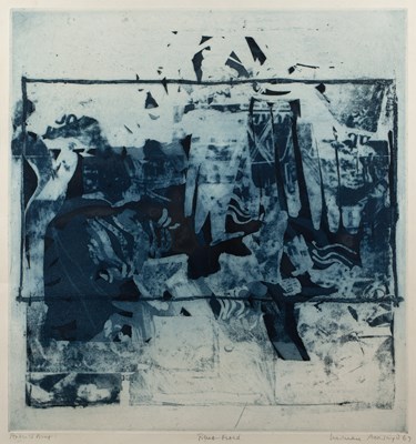 Lot 249 - Norman Ackroyd (b.1938) 'Blue field', etching...