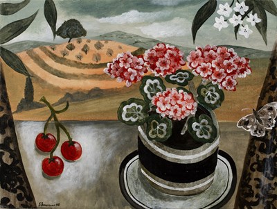 Lot 122 - Sarah Bowman (Contemporary) 'Vine tomatoes,...