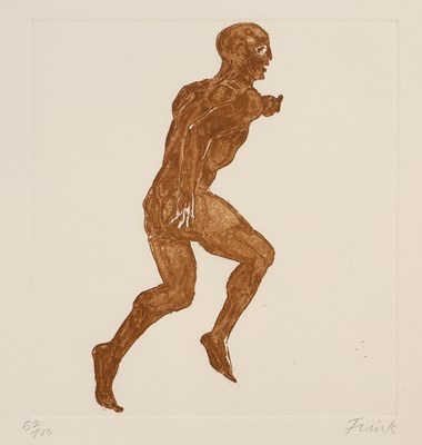 Lot 271 - Dame Elisabeth Frink (1930-1993) 'Running man',...