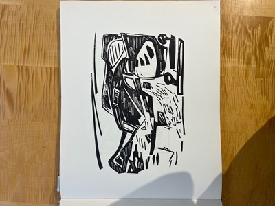 Lot 778 - Hap Grieshaber (1909-1981) 'Die Rauhe Alb'...