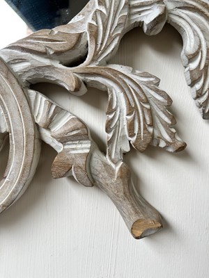 Lot 169 - A large Rococo style wall mirror
