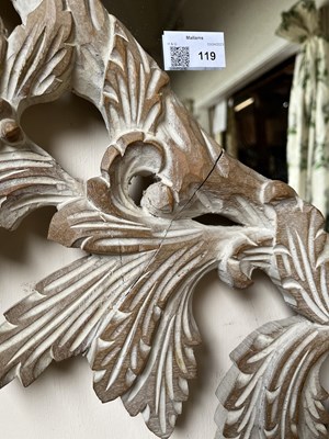 Lot 169 - A large Rococo style wall mirror