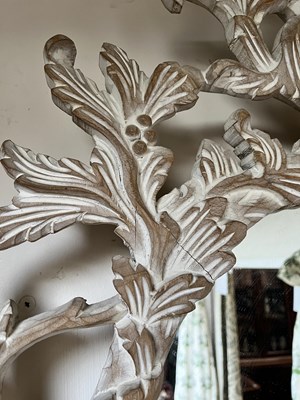 Lot 169 - A large Rococo style wall mirror