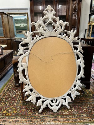 Lot 169 - A large Rococo style wall mirror