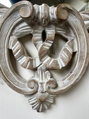 Lot 169 - A large Rococo style wall mirror