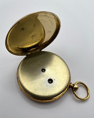 Lot 170 - A 19th century open face pocket watch, the...