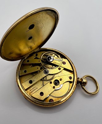 Lot 170 - A 19th century open face pocket watch, the...