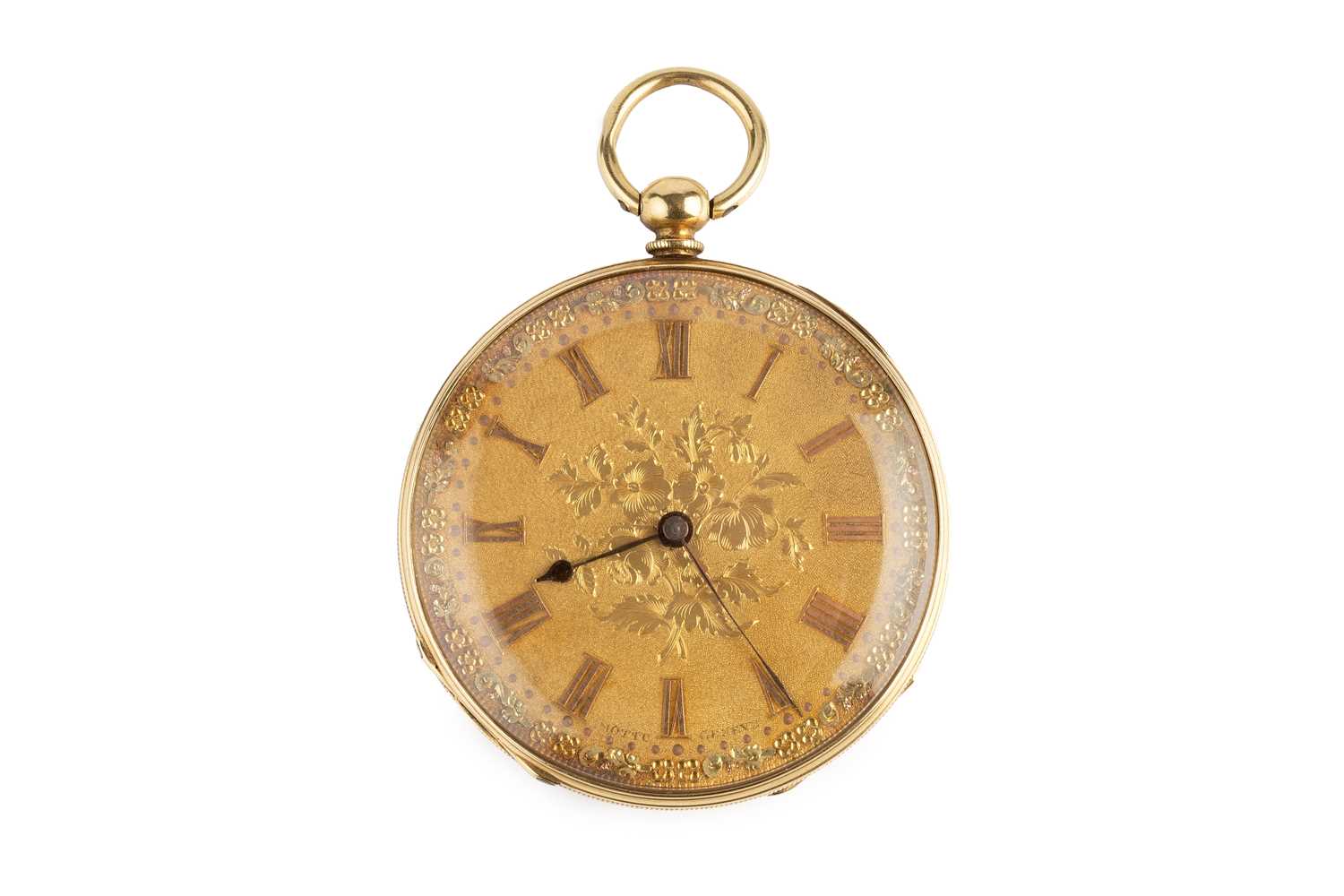 Lot 170 - A 19th century open face pocket watch, the...