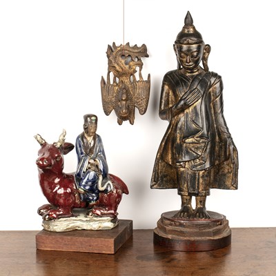 Lot 386 - Small group of pieces Chinese and Khmer to...