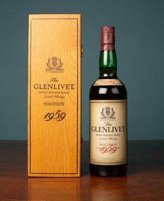 Lot 1029 - The Glenlivet Pure Single Malt Scotch Whisky, Specially Selected, 1959