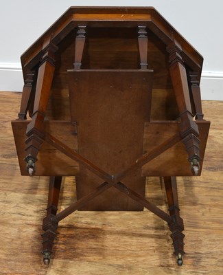 Lot 43 - Aesthetic movement walnut, occasional table...