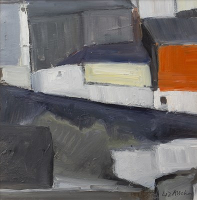 Lot 131 - Liz Allchin (Contemporary) 'Patchwork houses',...