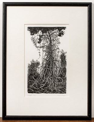 Lot 250 - Miriam MacGregor (b.1935) 'A lament', wood...