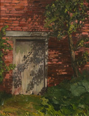 Lot 116 - 20th Century School 'Old garden door', oil on...